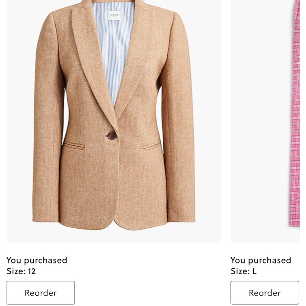 J Crew Herringbone wool-blend Holland Blazer NWT, 12